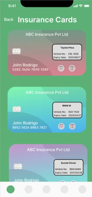 insurance card insurance card